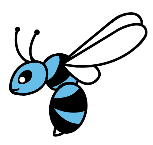 Baby hornet mascot image